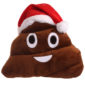 Christmas Hat Poop Emotive Cushion