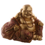 Decorative Chinese Buddha Figurine - Hand on Knee