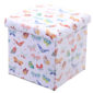 Foldable Padded Stool  and  Storage Box - Butterfly Design