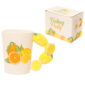 Fun Fruity Lemons Shaped Handle Ceramic Mug
