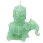 Fun Mini Candles - Small Lucky Green Elephant Design