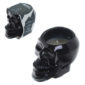 Gothic Fragranced Soya Candle Jar - Black Skull
