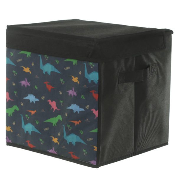 Handy Foldable Canvas Storage Box - Dinosaur Design