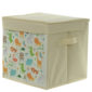 Handy Foldable Canvas Storage Box - Zoo Design