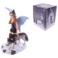 Mystic Realms Collection Fantasy Standing Snow Fairy and Wolf