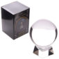 Decorative Mystical 14cm Crystal Ball with Stand