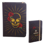 Collectable Hardback Notebook – Black and Gold Skull