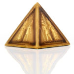 Decorative Gold Egyptian Pyramid Ornament