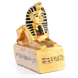 Decorative Gold Egyptian Sphinx Figurine