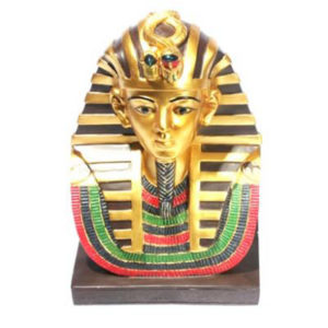 Decorative Gold Egyptian Tutankhamen Bust