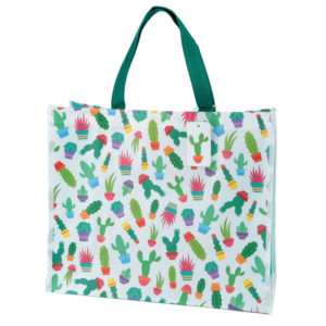 Fun Cactus Design Durable Reusable Shopping Bag