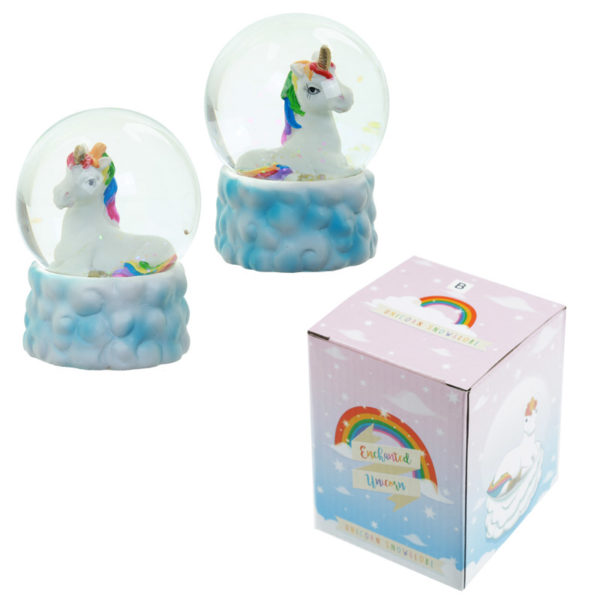 Cute Collectable Rainbow Unicorn Snow Globe