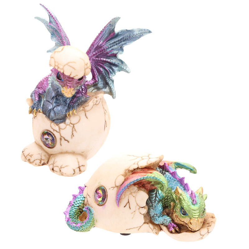 Cute Hatching Baby Dragon Figurine