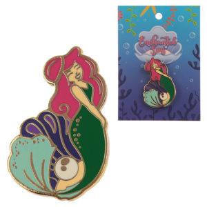 Cute Mermaid Design Enamel Pin Badge