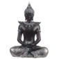 Decorative Black  and  Silver Thai Buddha - Serenity