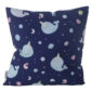 Decorative Cushion with Insert - Cute Narwhal
