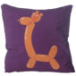 Decorative Cushion with Insert - Fun Balloon Animal Giraffe