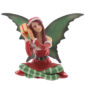 Decorative Fairy with Gift Christmas Figurine