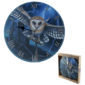 Decorative Fantasy Heart of the Storm Owl Wall Clock