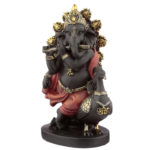 Decorative Ganesh Figurines – Peacock and Pipe