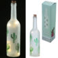 Decorative LED Glass Cactus Bottle Light