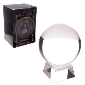 Decorative Mystical 10cm Crystal Ball with Stand