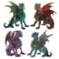 Elements Fantasy Nightmare Dragon Figurine
