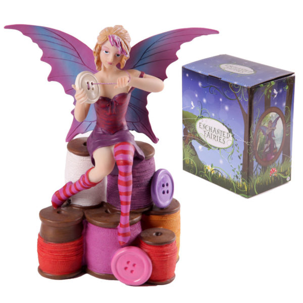 Enchanted Fairies Figurine - Buttons
