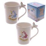 Fantasy Unicorn Handle Shaped Ceramic Mug