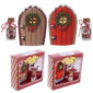 Festive Collectable Christmas Elf Door Set with Wishes Jar