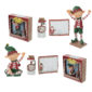 Festive Message to Santa Set - Christmas Elf Figure Wishes Jar