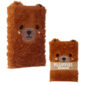 Fluffy Plush Notebook - Cute Bear Design