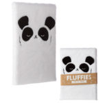 Fluffy Plush Notebook - Panda Design