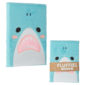 Fluffy Plush Notebook - Shark Design