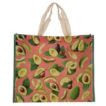 Fun Avocado Durable Reusable Shopping Bag