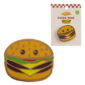 Fun Cheeseburger Design Enamel Pin Badge