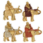 Fun Collectable Mini Lucky Buddha and Elephant