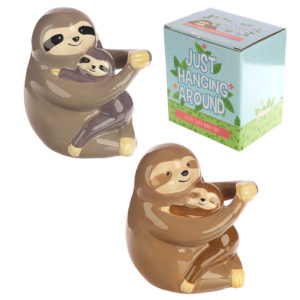 Fun Collectable Sloth and Baby Money Box