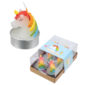 Fun Mini Candles - Rainbow Unicorn Set of 6 Tea Lights