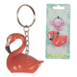 Fun Novelty Flamingo Keyring