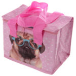 Fun Pink Pug Design Lunch Box Cool Bag
