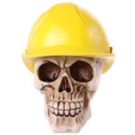 Funky Builders Helmet Skull Ornament