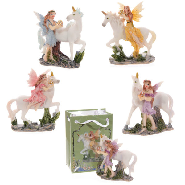 Glitter Flower Fairy Figurine in a Mini Gift Bag Glitter Flower Fairy Figurine in a Mini Gift Bag
