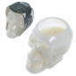 Gothic Fragranced Soya Candle Jar - White Skull