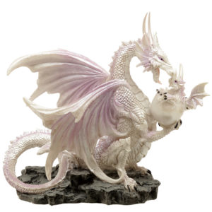 Ice Mother Fantasy Winter Warrior Dragon Figurine