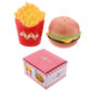 Novelty Fast Food Burger and Fries Salt and Pepper Set