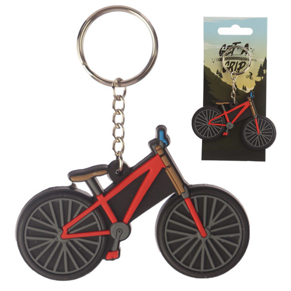 Novelty PVC Keyring - Cycling Bike Design Novelty PVC Keyring - Cycling Bike Design