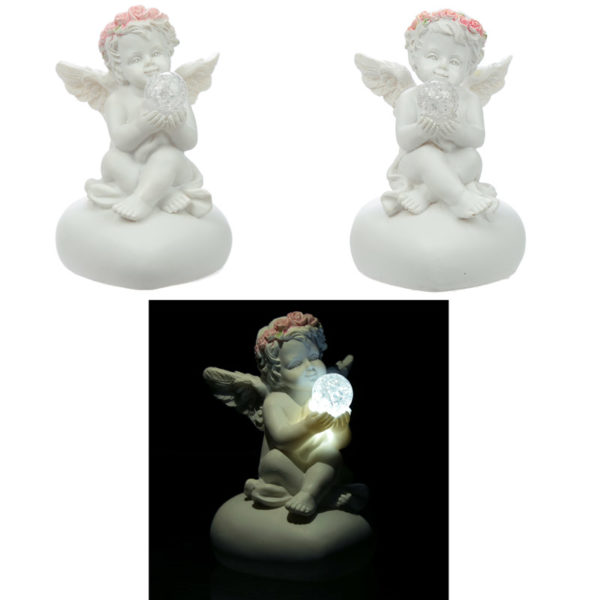 Rose Cherubs - LED Crystal Rose Cherubs - LED Crystal