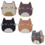 Set of 4 Novelty Coasters – Feline Fine Cat Design