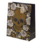 Skulls  and  Roses Metallic Large Gift Bag